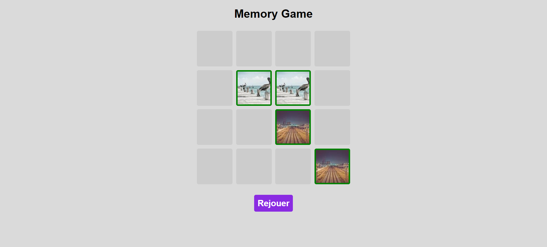 Image du Memory Game